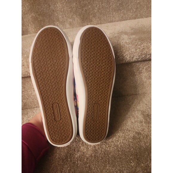 Coach Barrett Poppy Multicolored Multiprint Sneakers Size 10 - Picture 7 of 10